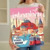 Sayılarla Boyama Seti 40 x 50 cm Tuval Şasesine Gerili İstanbul