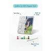 Sevimli Geyik Temalı Çocuk Boyama Tuvali – Şövalesiz Eğitici Boyama Seti 20x20 cm