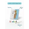 Sevimli Kedi Temalı Çocuk Boyama Tuvali – Şövalesiz Eğitici Boyama Seti 20x20 cm