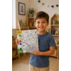Sevimli Safari Hayvanları – Çocuk Boyama Tuvali Seti 20x20 cm