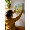 Sevimli Safari Hayvanları – Çocuk Boyama Tuvali Seti 20x20 cm