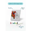 Şimşek Kırmızı Yarış Arabası Şövalesiz Boya Seti 20x20