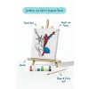 Süper Kahraman Boyama Tuvali – Şövaleli Boya Seti 20x20