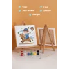 Uçan Çocuk Boyama Tuvali – Şövaleli Boya Seti 20x20
