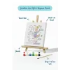 Unicorn Prenses Boyama Tuvali – Şövaleli Boya Seti 20x20