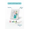 Unicorn Sürpriz Kutusu Çocuk Boyama Tuvali – Şövalesiz Eğitici Boyama Seti 20x20 cm