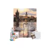 Sayılarla Boyama Seti 40 x 50 cm Tuval Şasesine Gerili Kuğular