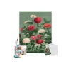 Sayılarla Boyama Seti 40 x 50 cm Tuval Şasesine Gerili Mevsim Çiçeği