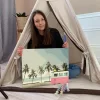 Sayılarla Boyama Seti 40 x 50 cm Tuval Şasesine Gerili Seyahat Zamanı