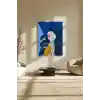 Sayılarla Boyama Seti 40 x 50 cm Tuval Şasesine Gerili Tropical Girl