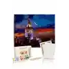 Sayılarla Boyama Seti 40 x 50 cm Tuval Şasesine Gerili Galata Kulesi