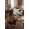 Sayılarla Boyama Seti 40 x 50 cm Tuval Şasesine Gerili Atlar