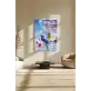 Sayılarla Boyama Seti 40 x 50 cm Tuval Şasesine Gerili Bahar Dalında Kuşlar