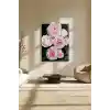 Sayılarla Boyama Seti 40 x 50 cm Tuval Şasesine Gerili Beyaz Güller