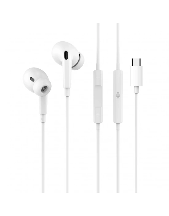 SW-S85C TYPE-C KABLOLU KULAKLIK WHITE