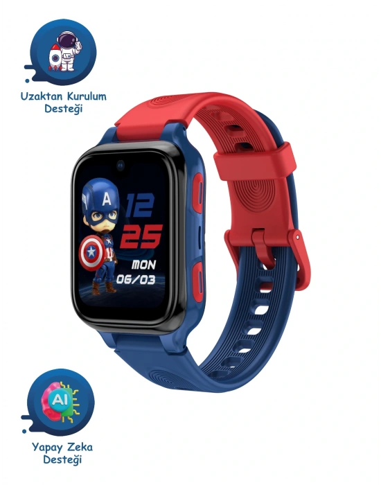 SWORD 4G GPS SW-KIDS PRO BLUE YAPAY ZEKA DESTEKLİ AKILLI Çocuk Saati