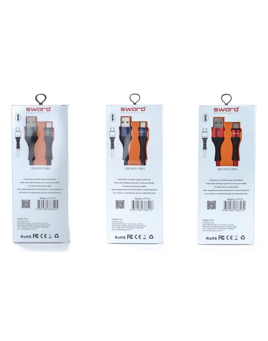 SWORD KABLO SW-5A1M TYPE-C 5A 1 M BLUE