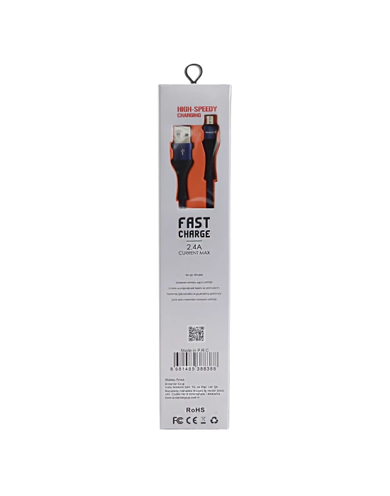 SWORD KABLO SW-M211 MICRO 2.4A 2 METRE BLUE