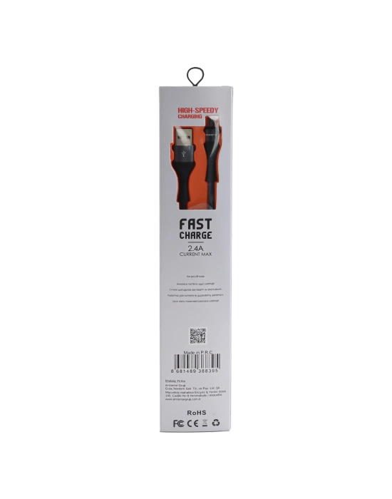 SWORD KABLO SW-M211 MICRO 2.4A 2 METRE GRAY