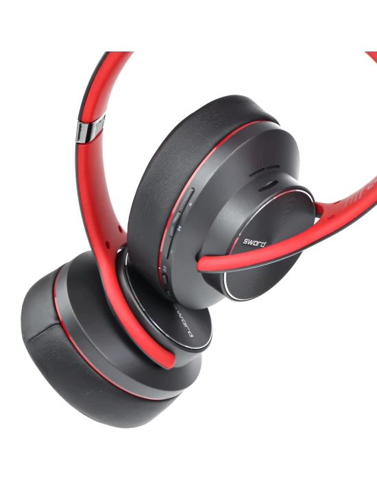 SWORD KULAKLIK BLUETOOTH TEPE SW-9001 RED