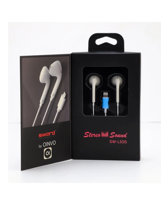 SWORD KULAKLIK KABLOLU İOS SW-LIOS BEYAZ