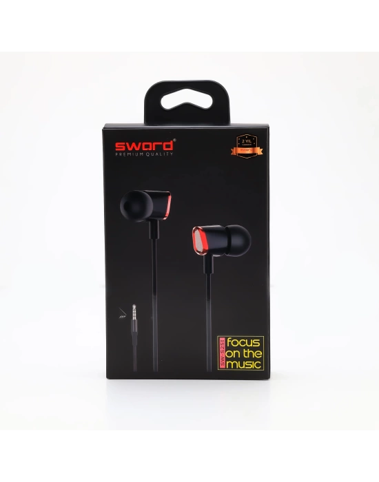 SWORD KULAKLIK KABLOLU SW-S25I BLACK