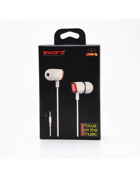 SWORD KULAKLIK KABLOLU SW-S25I RED