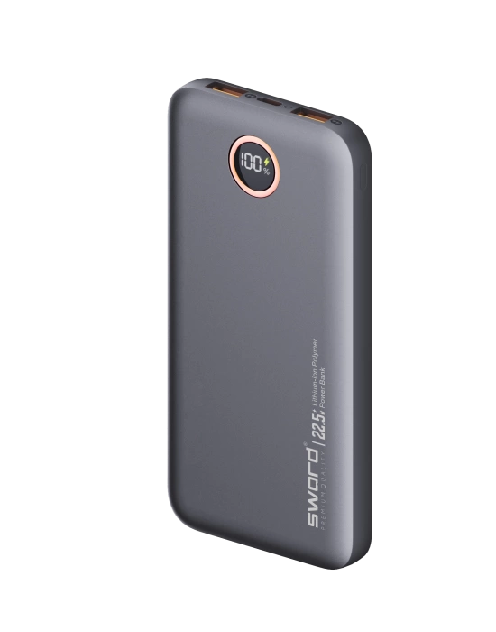 SWORD POWERBANK SW-10F53 FAST CHARGE 10000 MA GRAY