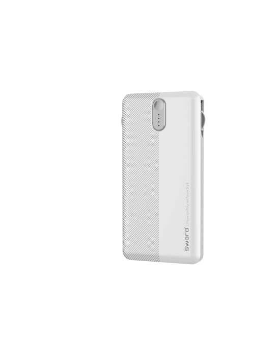 SWORD POWERBANK SW-10PO3 TRIPLE 10000 MA WHİTE&GREY