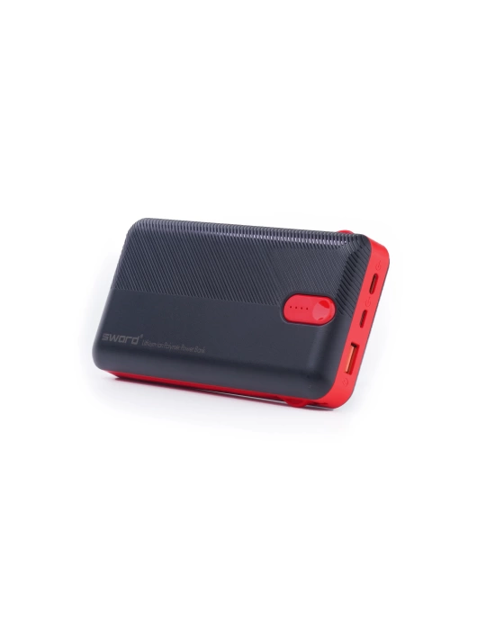SWORD POWERBANK SW-20PO3 TRIPLE 20000 MAH BLACK&RED