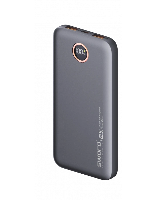 SWORD POWERBANK SW-10F53 22,5W HIZLI ŞARJ 10000 MAH POWERBANK GRAY