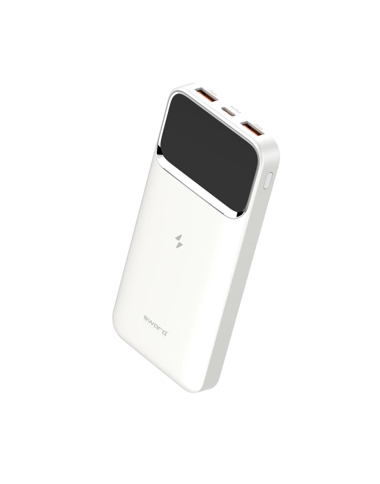 SWORD POWERBANK WİRELESS 10000 MA WQ11 WHITE