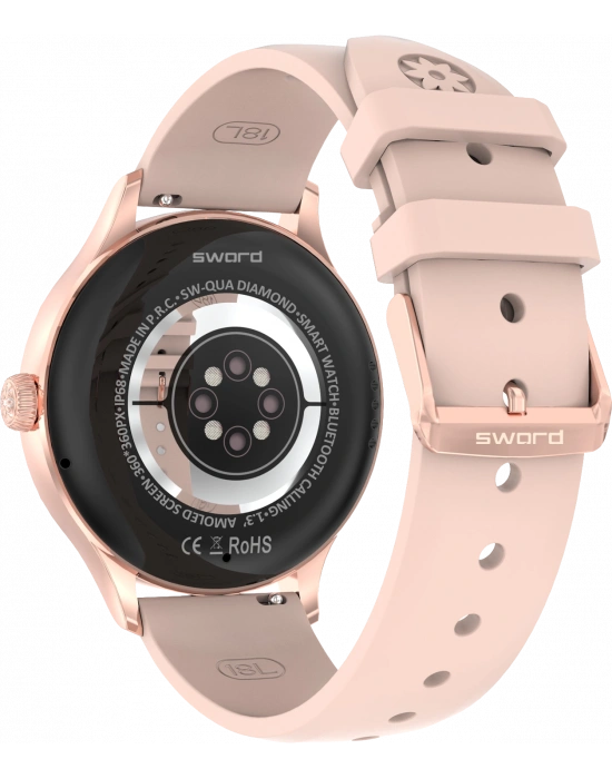 SWORD SMART WATCH SW-QUA DIAMOND GOLD