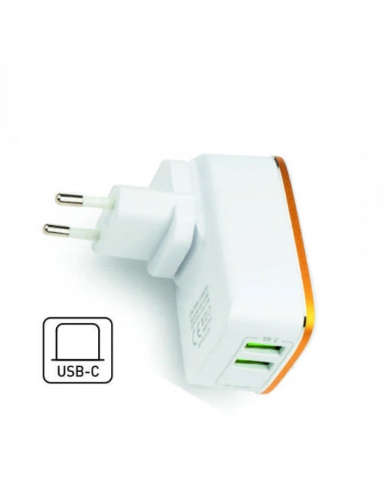 SWORD SW-2U24 2 USB-A ÇIKIŞLI, MICRO KABLOLU ŞARJ SETİ