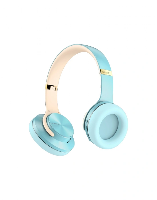 SWORD SW-9001 BLUETOOTH HOPARLÖR - TEPE KULAKLIK BLUE