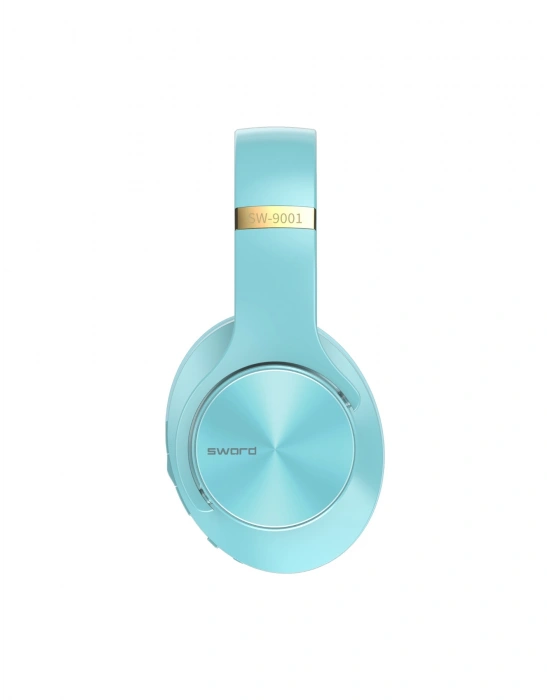 SWORD SW-9001 BLUETOOTH HOPARLÖR - TEPE KULAKLIK BLUE