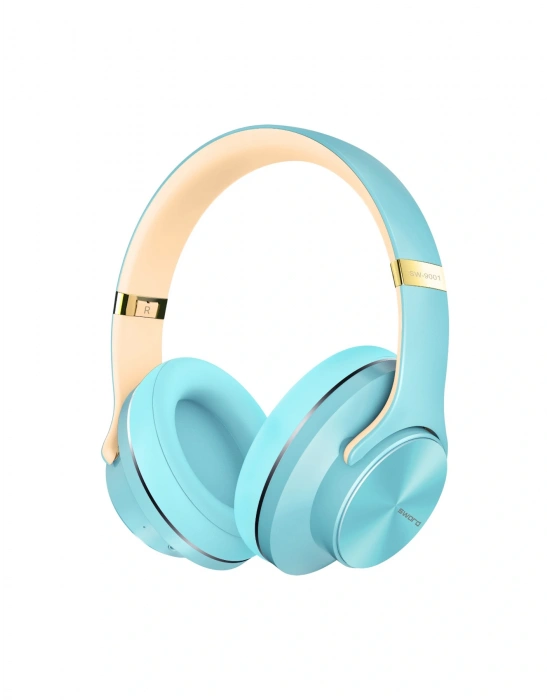 SWORD SW-9001 BLUETOOTH HOPARLÖR - TEPE KULAKLIK BLUE