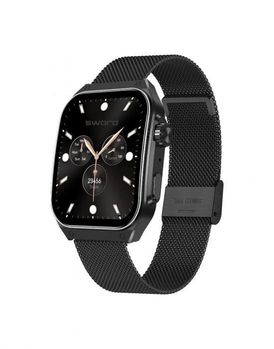 SWORD SW-GIA CURVE BLACK Akıllı Saat