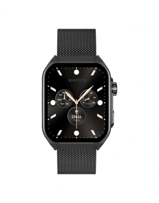 SWORD SW-GIA CURVE BLACK Akıllı Saat