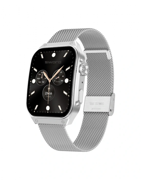 SWORD SW-GIA CURVE SILVER Akıllı Saat