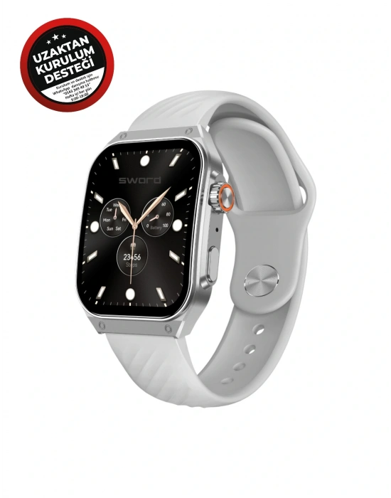 SWORD SW-GIA CURVE SILVER Akıllı Saat