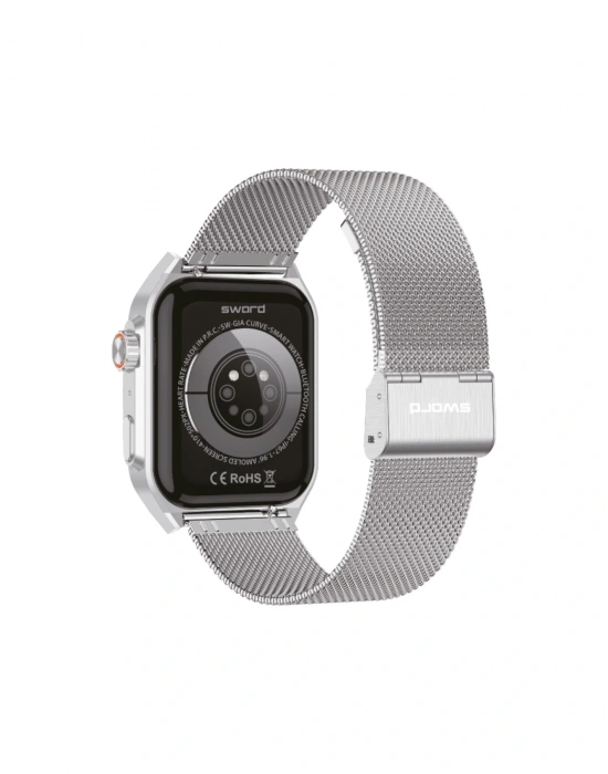 SWORD SW-GIA CURVE SILVER Akıllı Saat