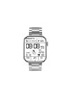 SWORD SMART WATCH GIA 2 SW-GIA102 SILVER