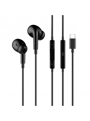 SW-S85C TYPE-C KABLOLU KULAKLIK BLACK