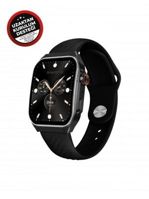 SWORD SW-GIA CURVE BLACK Akıllı Saat