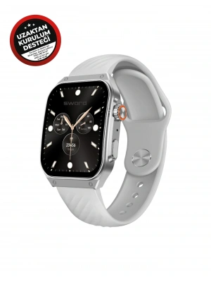 SWORD SW-GIA CURVE SILVER Akıllı Saat