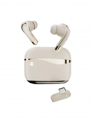 SWORD SW-RS90 PRO UNETRE 2.4G DONGLE ANC ENC TWS BLUETOOTH KULAKLIK GOLD