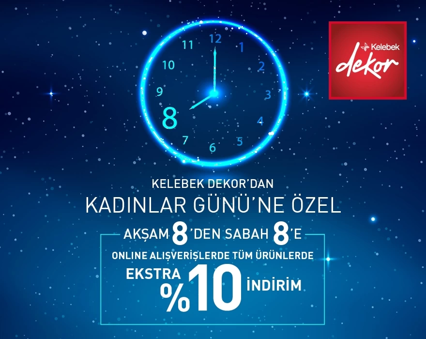 Kadınlar Günü’ne Özel Gece İndirimi Kelebek’te!🦋 | 8 Mart