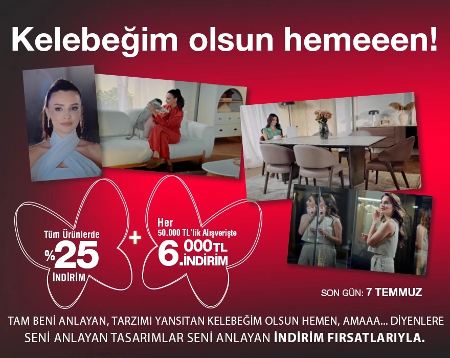 Kelebeğim Olsun Hemeeen! Diyenlere Kelebekten İndirim Fırsatları! 🦋
