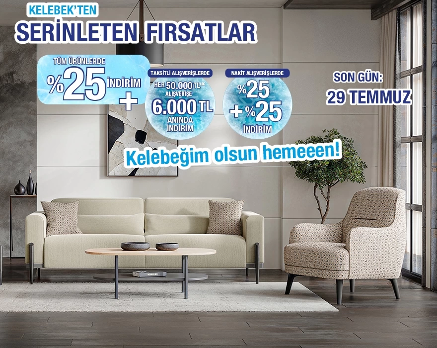 Serinleten Fırsatlar Kelebek’te